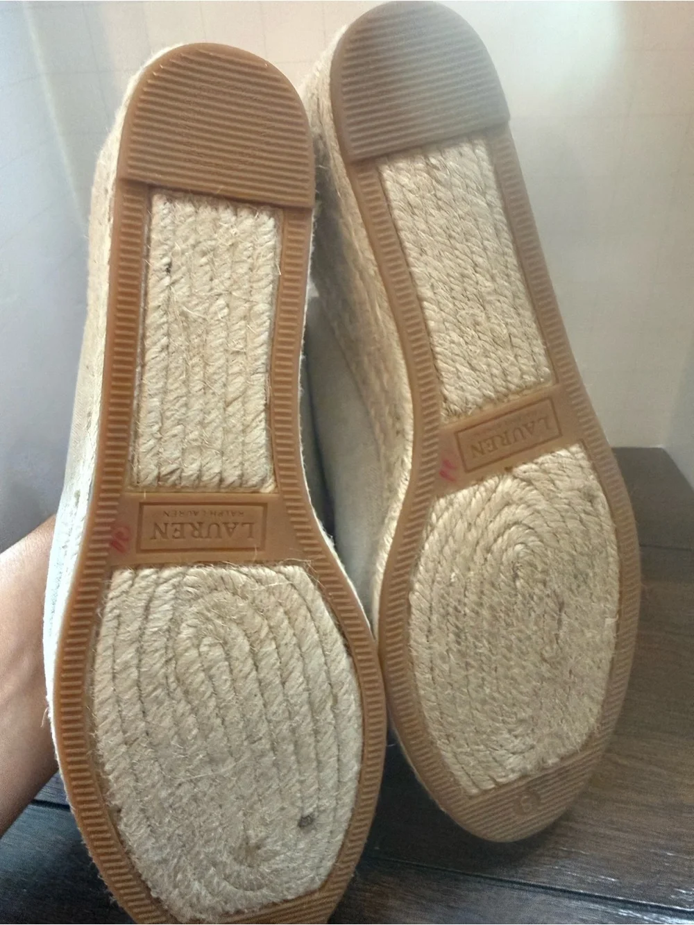 Ralph Lauren linen upper